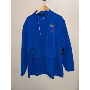 Jordan Florida Gators Football Team Issue PE On-Field 1/4 Zip Jacket Men 2XL NEW
